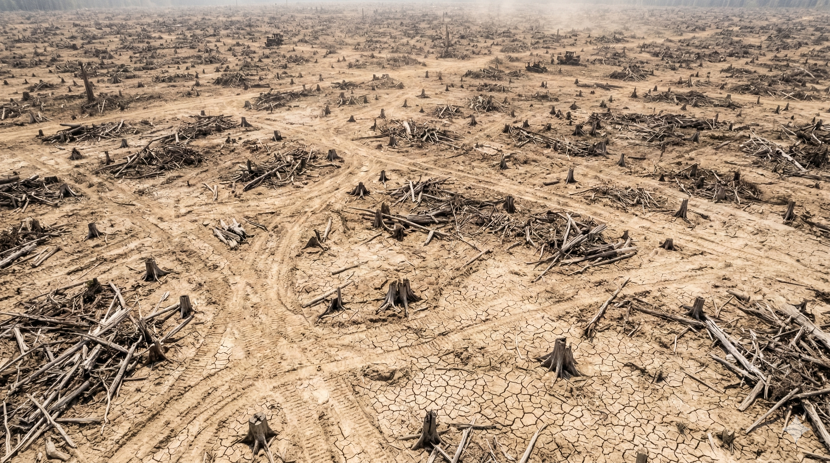 Logging aftermath Siberut